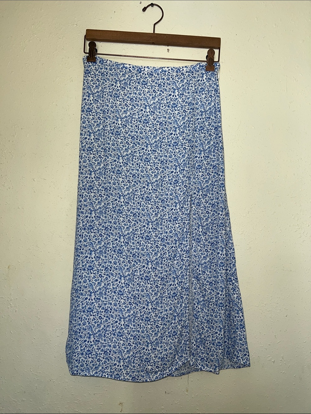H&M floral midi skirt